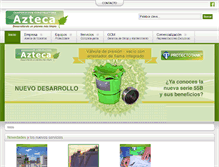 Tablet Screenshot of ccazteca.com.mx